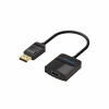 Перехідник DisplayPort M to HDMI F 0.15m black Vention (HBGBB) - Image 1