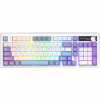 Клавіатура Ajazz AK980 V2 Gift Switch V2 Wireless/Bluetooth/USB UA White/Blue (AK980-V2-G-PWB) - Image 1