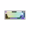 Клавиатура Hator Hellyberry HK75 Mechanical Linear RGB USB UA White/Violet (HK75) - Image 1