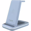 Зарядное устройство Canyon WS-304 Foldable 3in1 Wireless charger Blue (CNS-WCS304BL) - Image 1