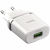 Зарядное устройство HOCO C12Q Smart QC3.0 charger White (6931474716262) - Image 1