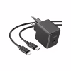 Зарядний пристрій HOCO CS13A Ocean USB-C PD20W + cable USB-C to Lightning Black (6942007603829) - Image 1