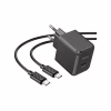 Зарядное устройство HOCO CS13A Ocean USB-C PD20W + cable USB-C to USB-C Black (6942007603843) - Image 1