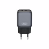 Зарядний пристрій XO L154 USB-C PD20W + USB-A QC3.0 Black (L154.black) - Image 1