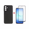 Чехол для мобильного телефона Dengos Carbon Kit for Samsung Galaxy A17 case + glass Black (DG-KM-160) - Image 1