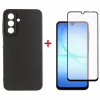 Чохол до мобільного телефона Dengos Carbon Kit for Samsung Galaxy A17 case + glass Black (DG-KM-160) - Image 1