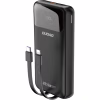 Батарея універсальна Dudao K15Pro 20000mAh PD/22.5W, QC, with built-in cables, Black (6977196682430) - Image 1