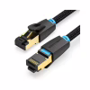 Патч-корд 5м, S/FTP cat 8 RJ-45 COPPER black Vention (IKGBJ) - Image 1