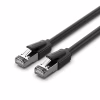 Патч-корд 3м, S/FTP cat 8 RJ-45 black Vention (IKKBI) - Image 1