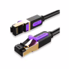 Патч-корд 0.5м, S/FTP cat 7 RJ-45 black Vention (ICDBD) - Image 1