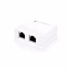 Комп'ютерна розетка RJ45x2 FTP, 8P8C, cat.5 Ritar (StR-FTP/8P8CRJ45-2 / 01994) - Image 1