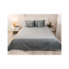 Покрывало Руно двустороннее декоративное Velour Dark Grey ромб 150х220 см (360.55_Dark Grey ромб) - Image 1