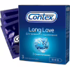 Презервативи Contex Long Love з анестетиком латексні з силіконовою змазкою 3 шт. (5060040300107) - Image 1