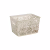 Корзина для хранения Violet House 0502 2 Ажур Cappuccino 7 л (0502 2 Ажур CAP б/кр. 7 л) - Image 1