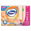 Туалетная бумага Zewa Deluxe Персик 3 слоя 12 рулонов (7322541396026) - Image 1