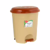 Контейнер для сміття Planet Household №3 з педаллю бежевий 12 л (10339) - Image 1