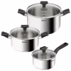 Набір посуду Tefal Delicious, 6предметів, нержавіюча сталь, бакеліт, скло (B925S655) - Image 1