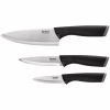 Набір ножів Tefal Comfort, 3шт, нержавіюча сталь, пластик, чорний (K221S375) - Image 1