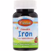 Мінерали Carlson Залізо Дитяче, 15 мг, смак полуниці, Kid's Chewable Iron, 60 жуватий (CAR-55940) - Image 1