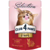 Влажный корм для кошек Club 4 Paws Selection Плюс Полоски с кроликом в соусе 85 г (4820215368087) - Image 1
