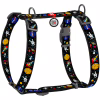 Шлея для собак WAUDOG Nylon з QR паспортом анатомічна H-подібна "NASA" M (5542) - Image 1