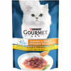 Вологий корм для кішок Purina Gourmet Perle Duo з куркою та яловичиною міні філе в підливці 85 г (8445291188266) - Image 1
