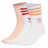 Носки Adidas Crew Sock 3str JI9472 білий, рожевий, червоний S (37-39) (4067905454723) - Image 1