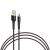 Дата кабель USB 2.0 AM to Micro 5P 1.2m CBFLEXM1 black Intaleo (1283126487453) - Image 1