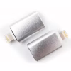 Перехідник OTG USB 2.0 AF to Lightning grey Dengos (ADP-016) - Image 1