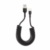 Дата кабель USB 2.0 AM to USB-C 1.0m spiral black ColorWay (CW-CBUC051-BK) - Image 1