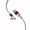 Дата кабель USB 2.0 AM to Lightning 1.0m 2.4A 90° corner white XO (NB152-L-1-WH) - Image 1