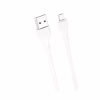 Дата кабель USB 2.0 AM to Micro 5P 1.0m 2.1A white XO (NB200-M-WH) - Image 1