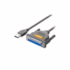 Кабель для принтера USB 2.0 to DB25 2.0m US167 black Ugreen (20224) - Image 1