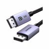 Кабель мультимедійний DisplayPort M to DisplayPort M 2.0m 16K DP118 black Ugreen (15384) - Image 1