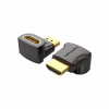Переходник HDMI F to HDMI M 90° 4K 60Hz PVC Vention (AIOB0) - Image 1