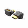 Переходник HDMI F to HDMI M 90° 4K 60Hz PVC Vention (AIOB0) - Image 1