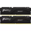 Модуль пам'яті для комп'ютера DDR5 128GB (2x64GB) 5600 MHz Beast Black Kingston Fury (ex.HyperX) (KF556C40BBK2-128) - Image 1