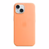 Чохол до мобільного телефона Apple iPhone 15 Silicone Case with MagSafe Orange Sorbet (MT0W3ZM/A) - Image 1