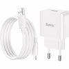 Зарядний пристрій HOCO C106A charger set(iP) White (6931474783899) - Image 1