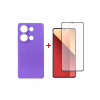 Чохол до мобільного телефона Dengos Kit for Xiaomi Redmi Note 13 Pro 4G case + glass (Purple) (DG-KM-64) - Image 1