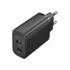 Зарядний пристрій Vention 2xUSB 38W (USB-C+USB-A) PD+QC3.0 black (FBIB0-EU) - Image 1