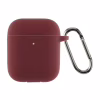 Чехол для наушников Armorstandart Ultrathin Silicone Case With Hook для Apple AirPods 2 Burgundy (ARM59680) - Image 1