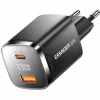 Зарядное устройство 1xUSB-C + 1xUSB 33W GaN black Essager (ECT33W-GMB01-Z) - Image 1
