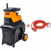 Садовый измельчитель GTM MS2800/45 KIT, 220В, 2800Вт, до 45мм, фреза, 60л + подовжувач 10м (MS2800/45_KIT+ext.cord) - Image 1