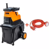 Садовый измельчитель GTM MS2800/45 KIT, 220В, 2800Вт, до 45мм, фреза, 60л + подовжувач 10м (MS2800/45_KIT+ext.cord) - Image 1
