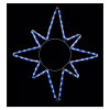 Гирлянда Delux Motif flash Star 65 х 75 см белый IP44 EN (90012985) - Image 1
