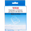 Лента для принтера этикеток WWM для Epson LW-400/700 18mm х 8m Black-on-Blue (WWM-SC18B) - Image 1