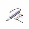 Концентратор Ugreen USB-C to 4xUSB 3.0 + HDMI CM417 gray (20197) - Image 1
