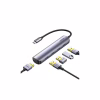 Концентратор Ugreen USB-C to 4xUSB 3.0 + HDMI CM417 gray (20197) - Image 1