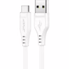 Дата кабель USB 2.0 AM to USB-C 1.2m 3.0A TPE White Acefast (6974316280873) - Image 1